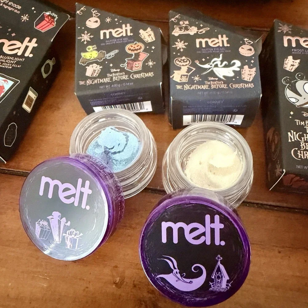 NEW complete Set Melt Cosmetics Nightmare Before Christmas Limited Edition